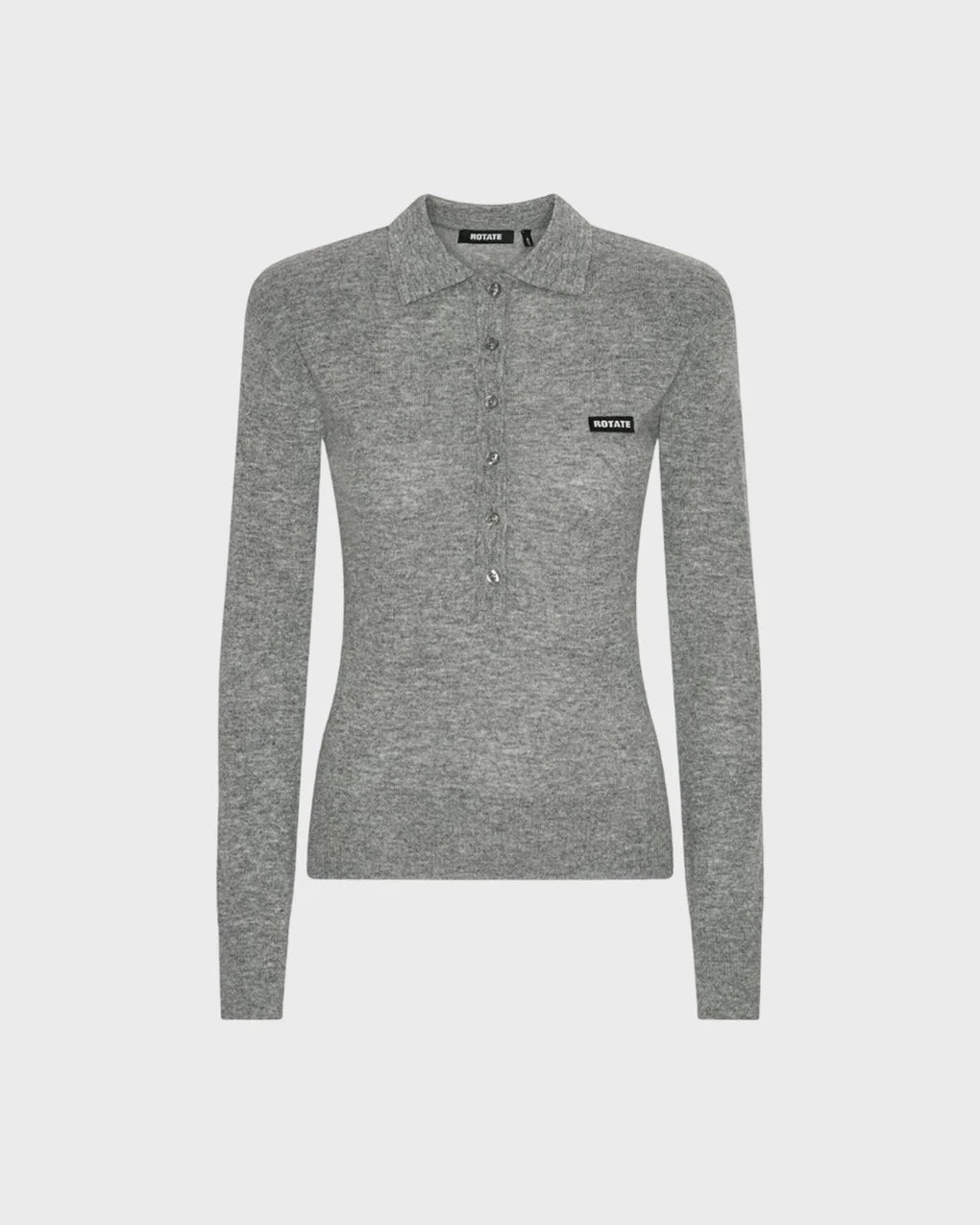 Polo Wool Longleeve Grey - 1