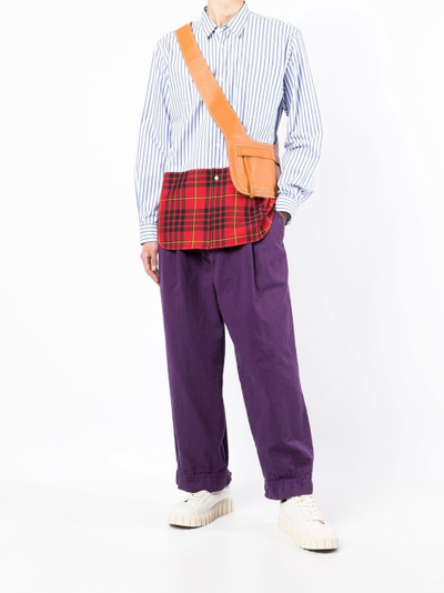 Kolor straight-leg chino trousers outlook