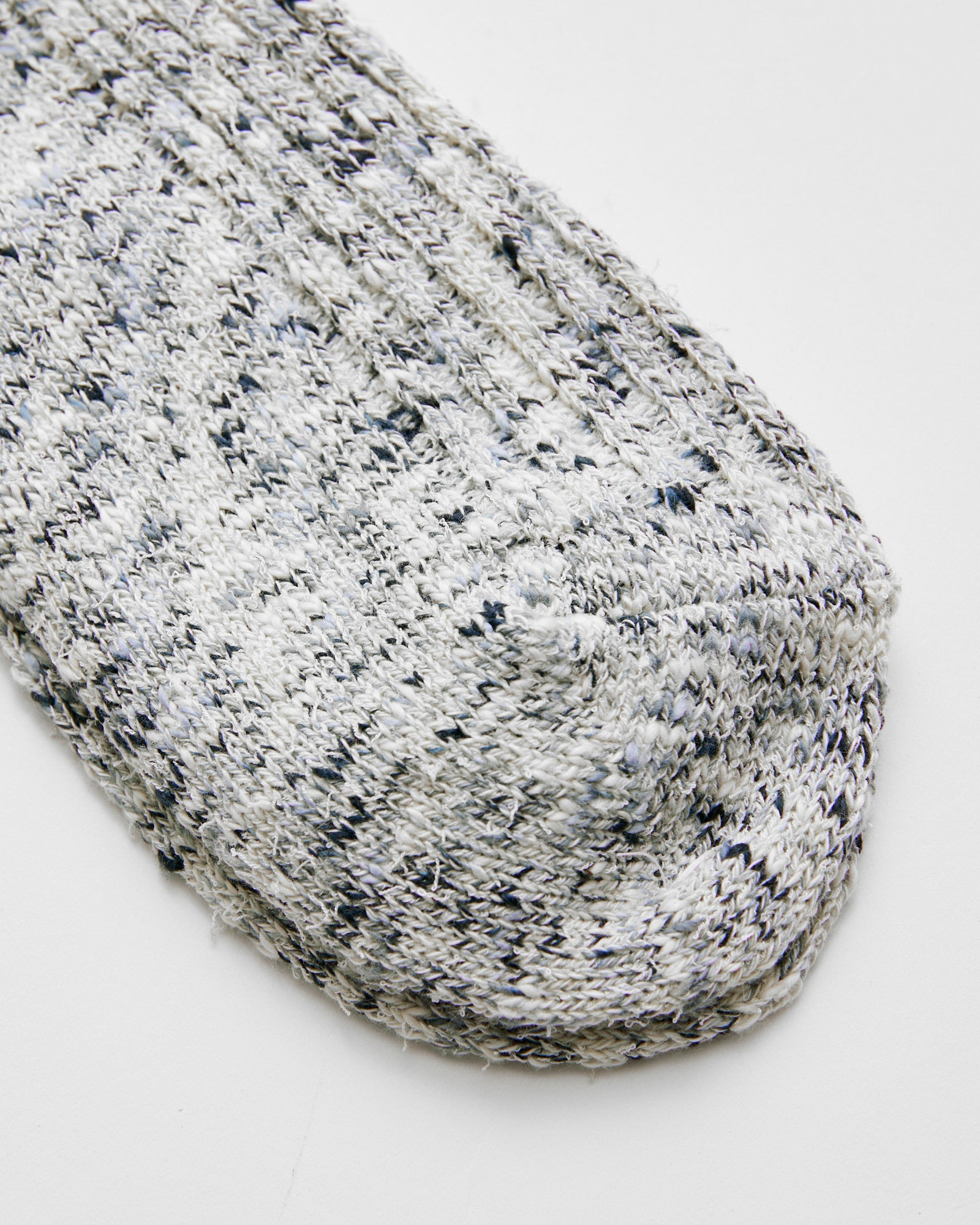 Homespun Yarn Crew Sock in Cookies & Cream - 3