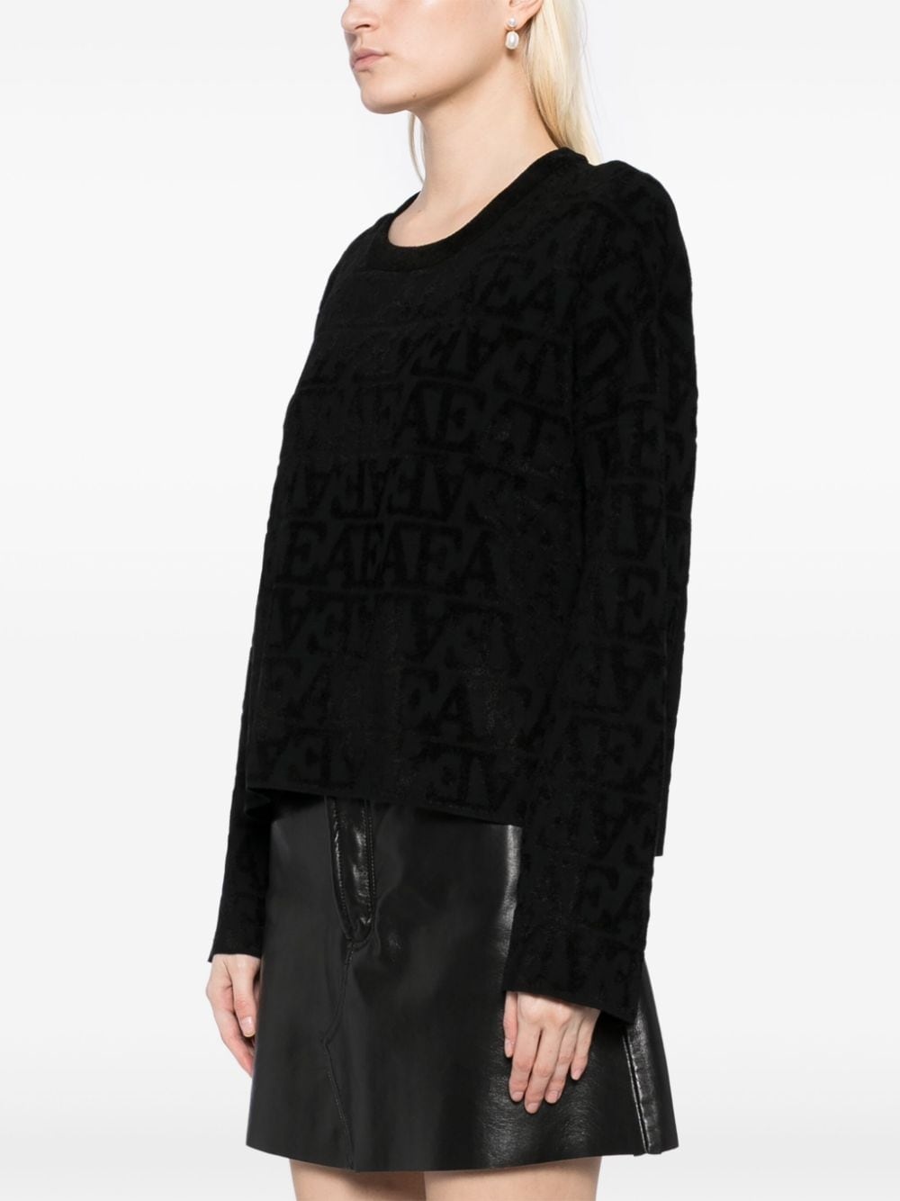 logo pattern jumper - 3