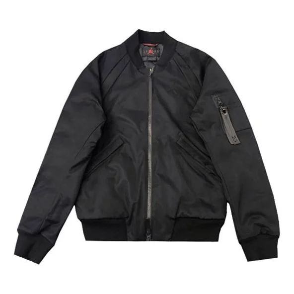 Air Jordan Casual Sports Woven Windproof Jacket Black CQ4701-010 - 1