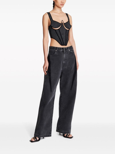Dion Lee darted wide-leg jeans outlook