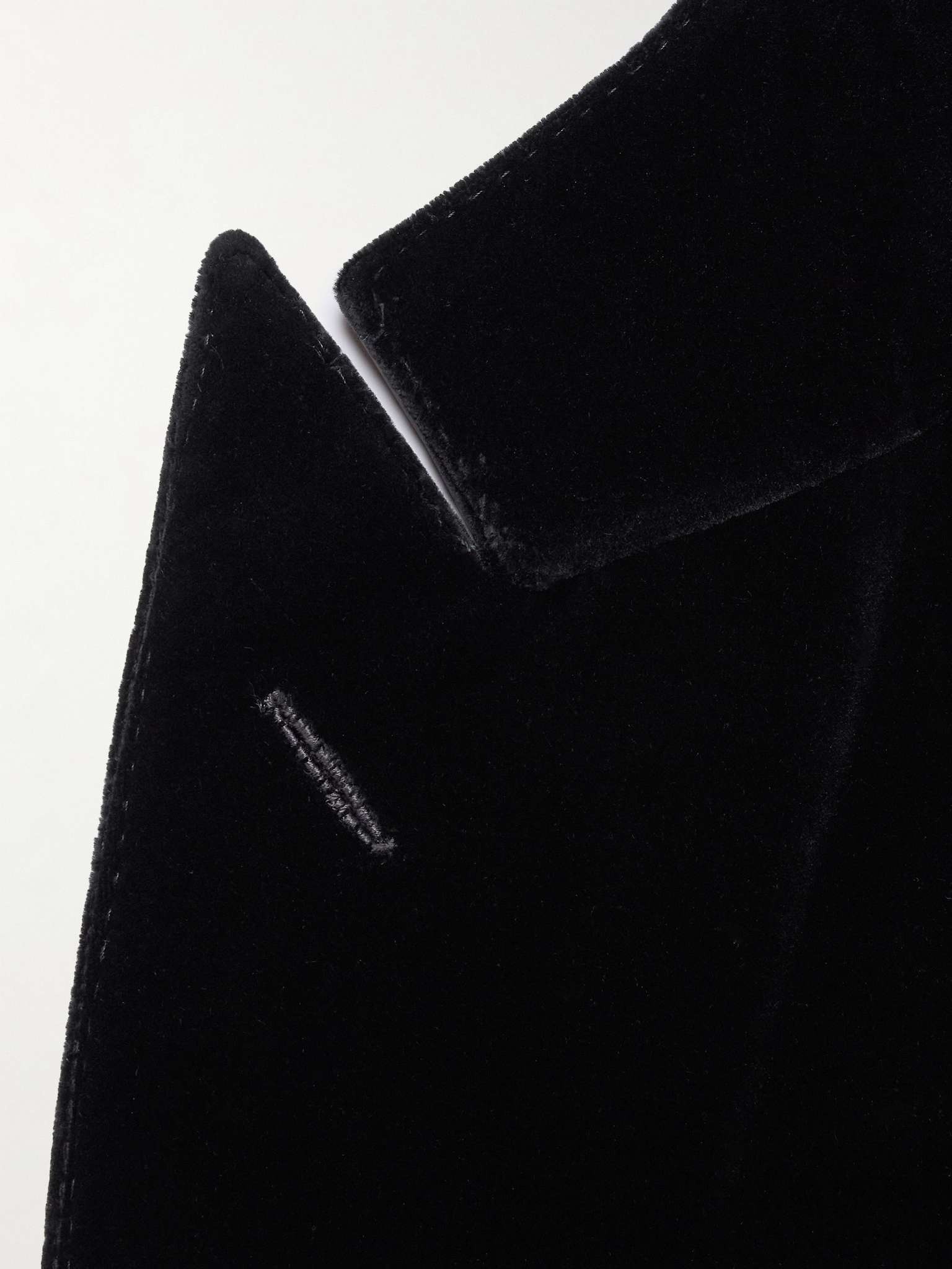Atticus Slim-Fit Cotton-Velvet Blazer - 3