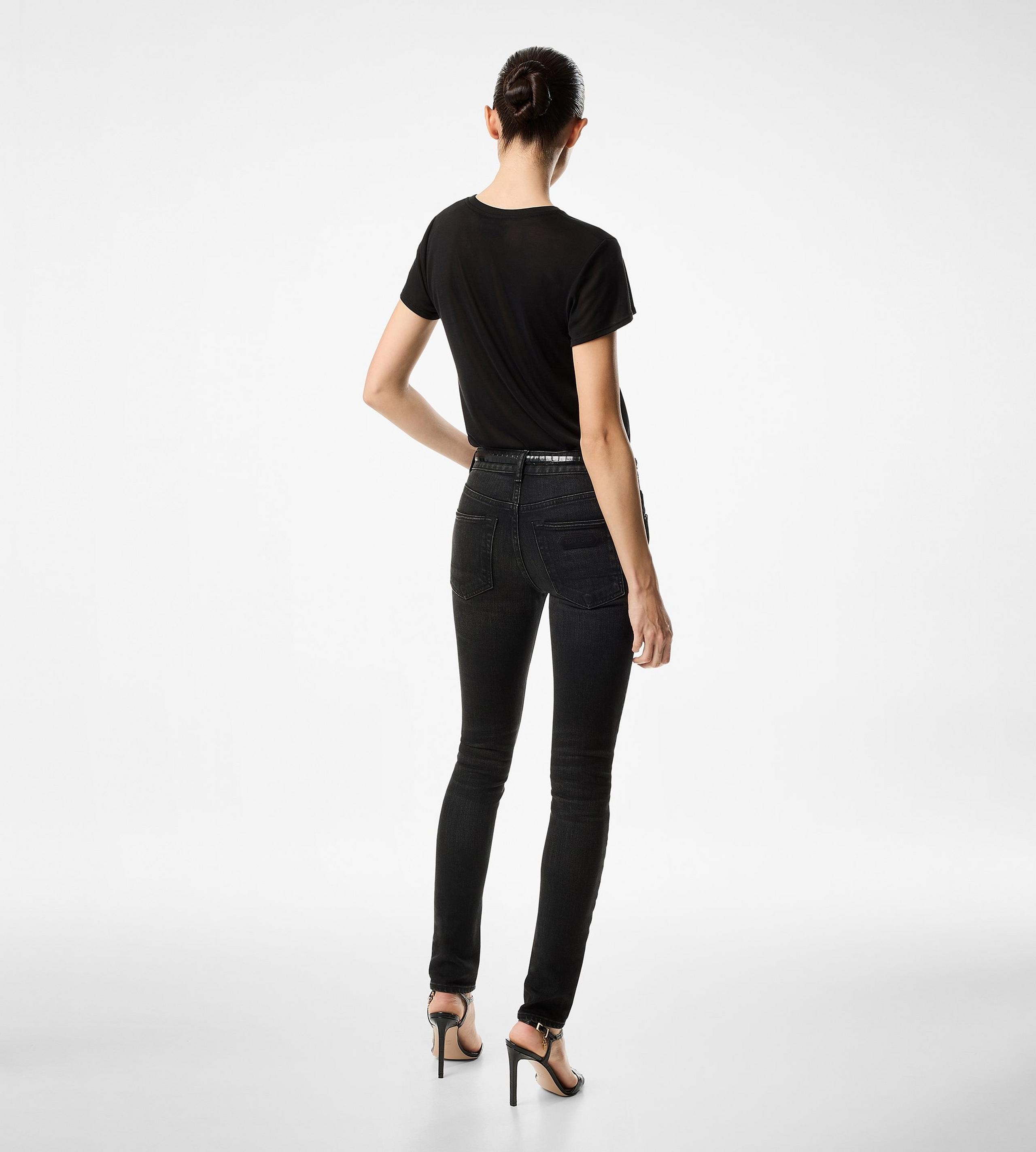 MICRO-RIB SILK JERSEY CREWNECK T-SHIRT - 3