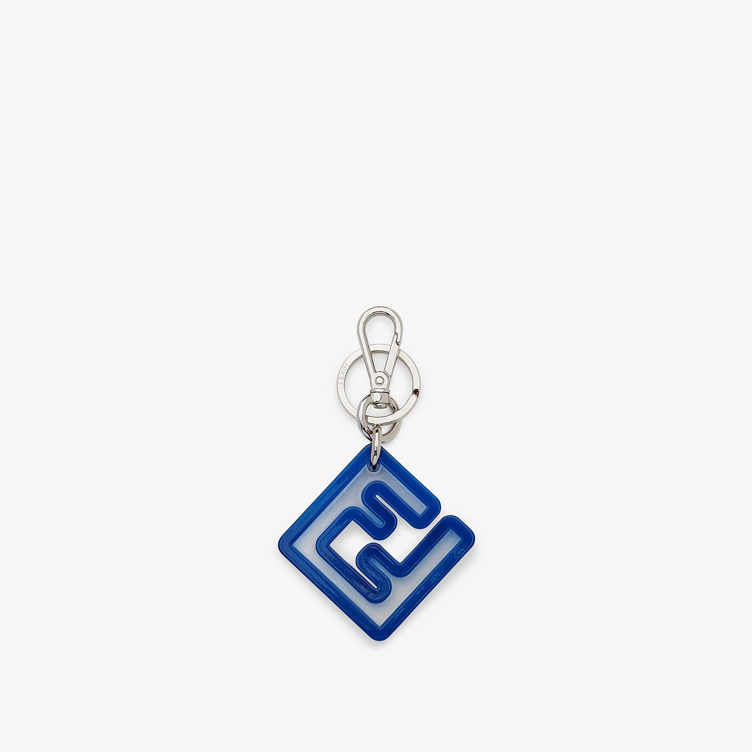 Blue plexiglass charm - 1