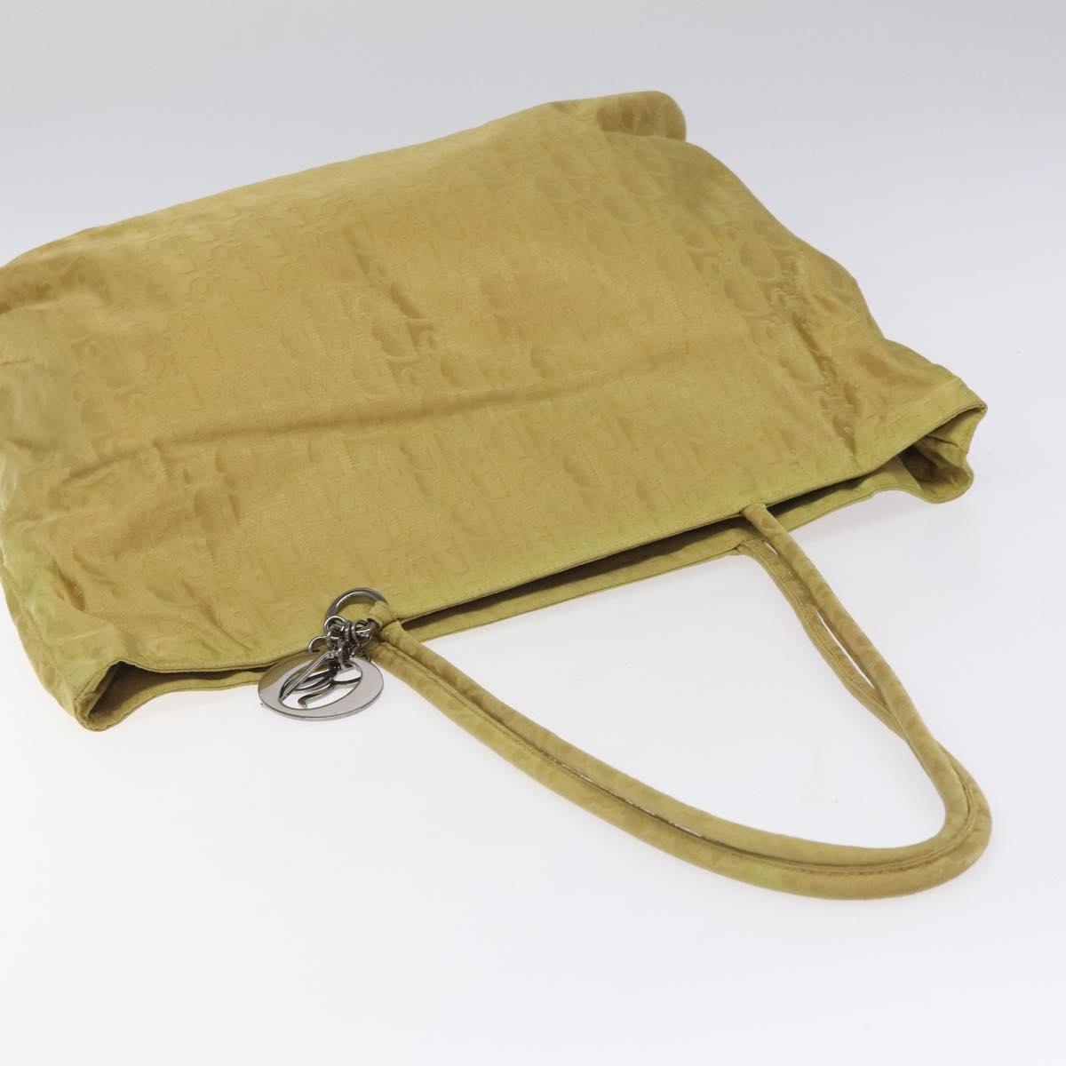 DIOR Trotter Canvas Tote Bag Yellow - 6