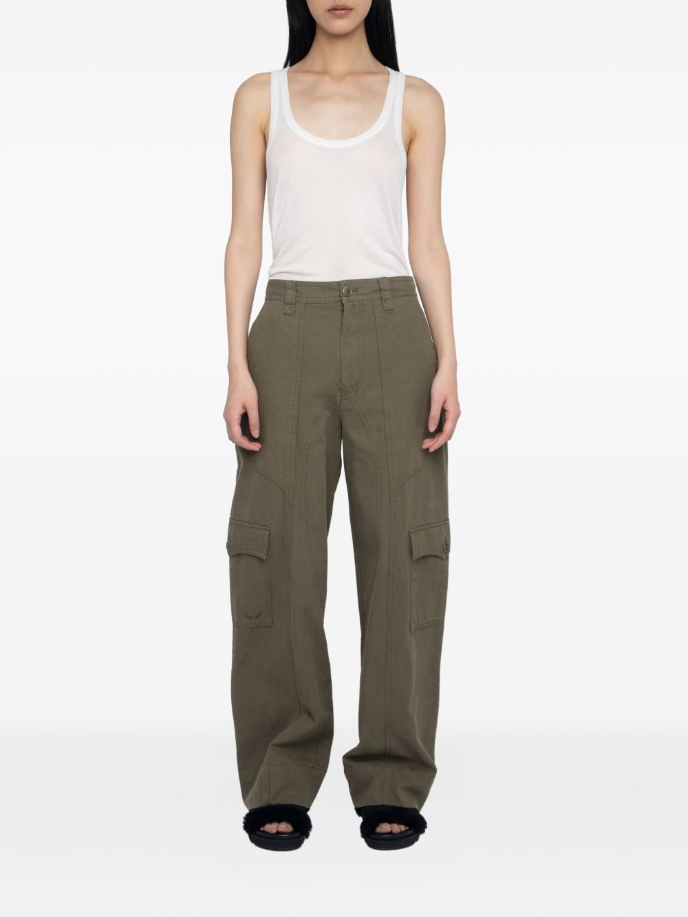 cargo-pocket trousers - 2
