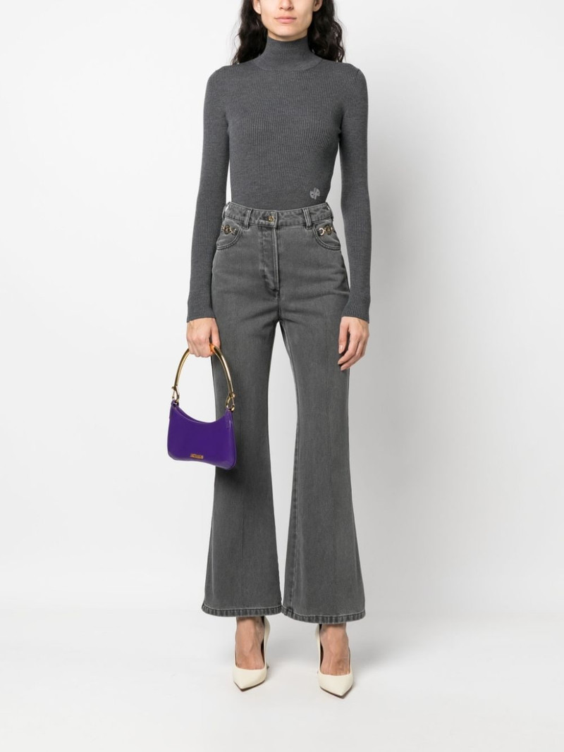 PATOU merino-blend mock-neck jumper outlook