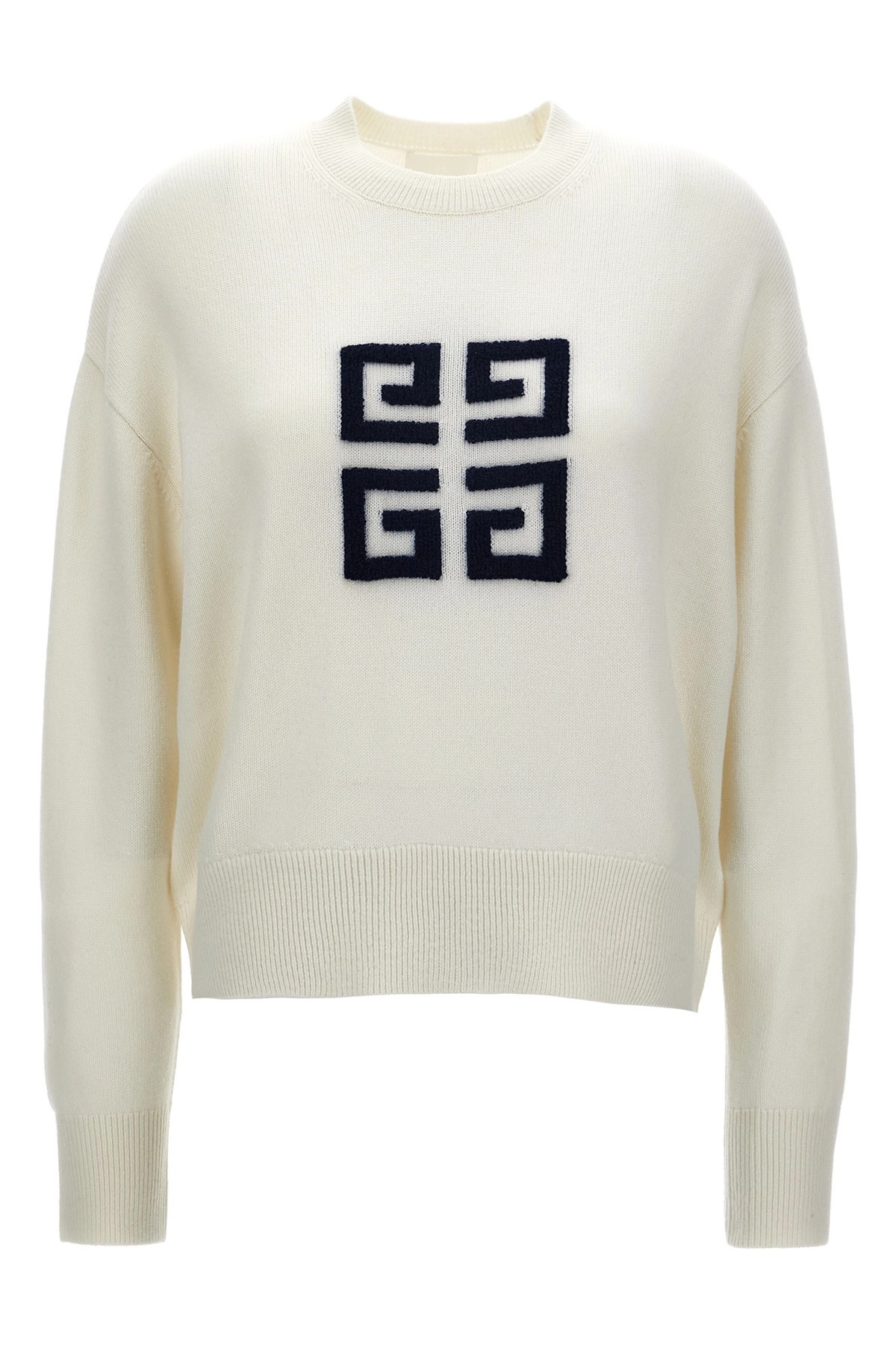 Flocked logo sweater - 1