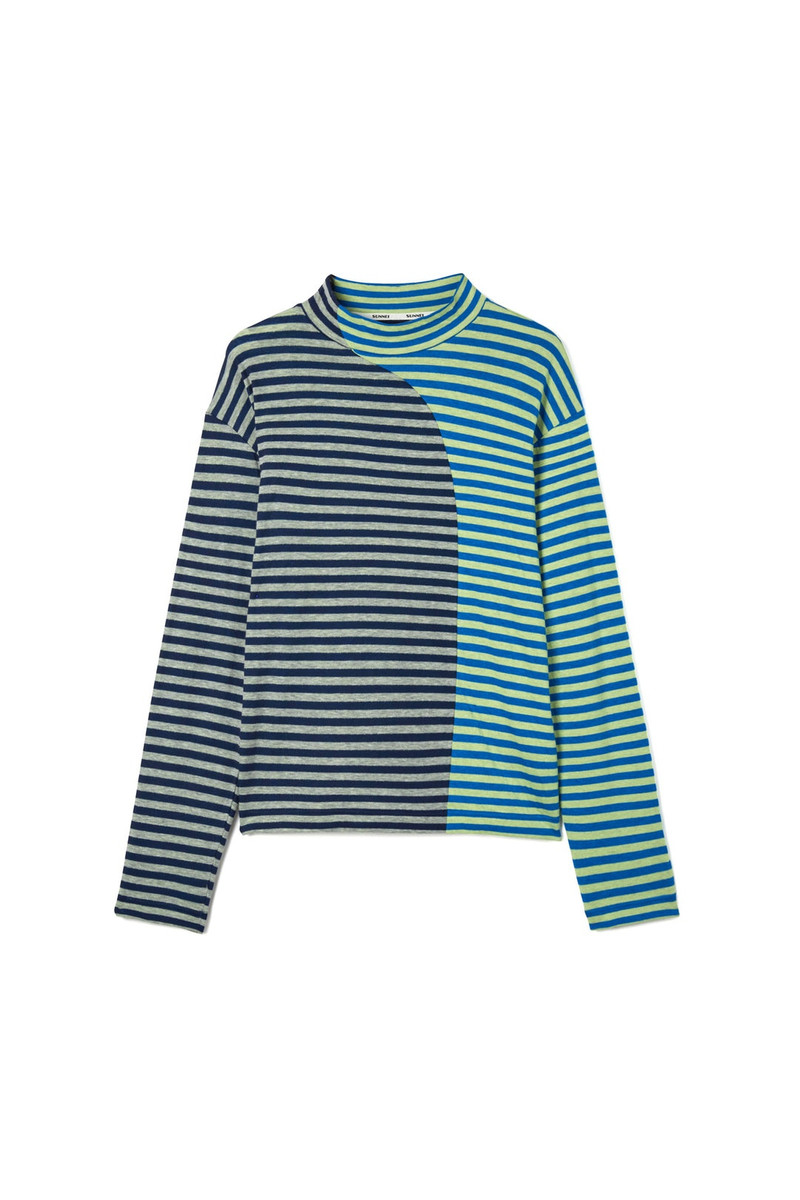 WAVE T-SHIRT / mixed stripes 1
