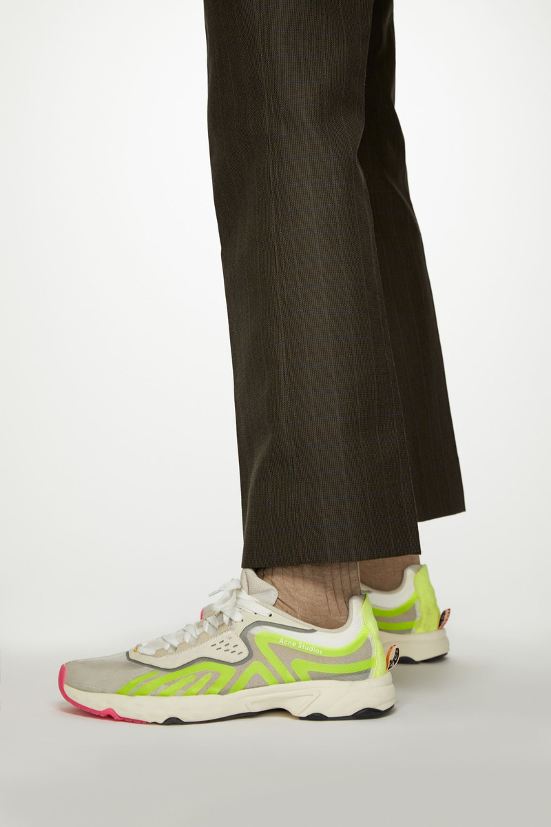 Trail sneakers white/yellow/yellow 6