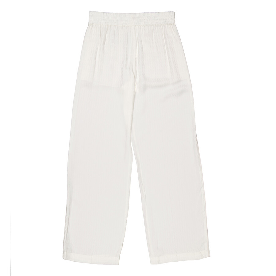 Victoria Beckham Monogram-Jacquard Wide-Leg Trousers - 2