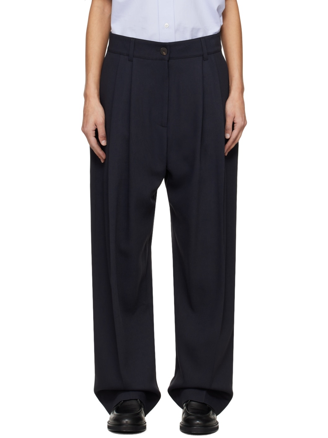 Navy Acuna Trousers - 1
