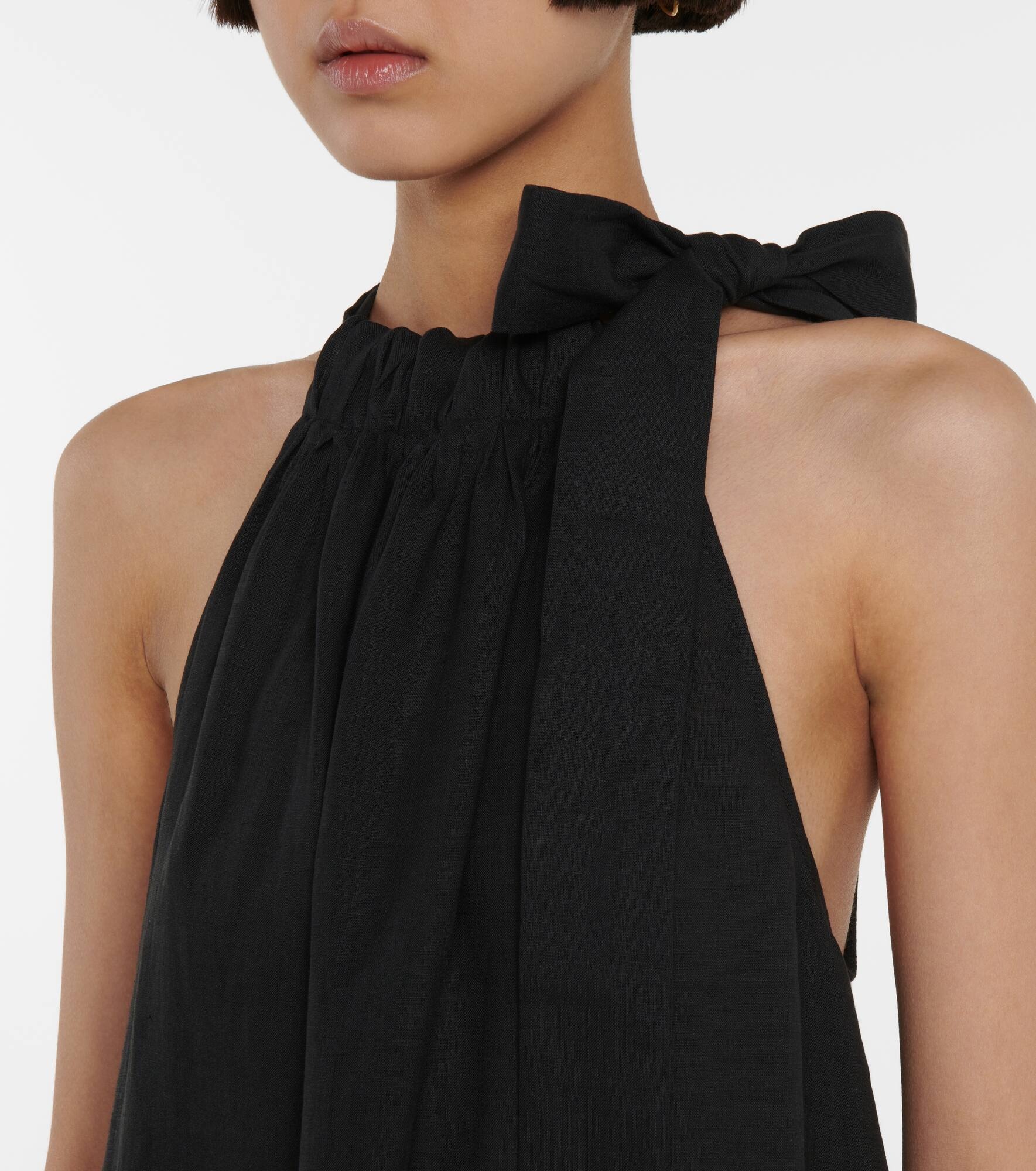 Ibiza linen maxi dress - 4
