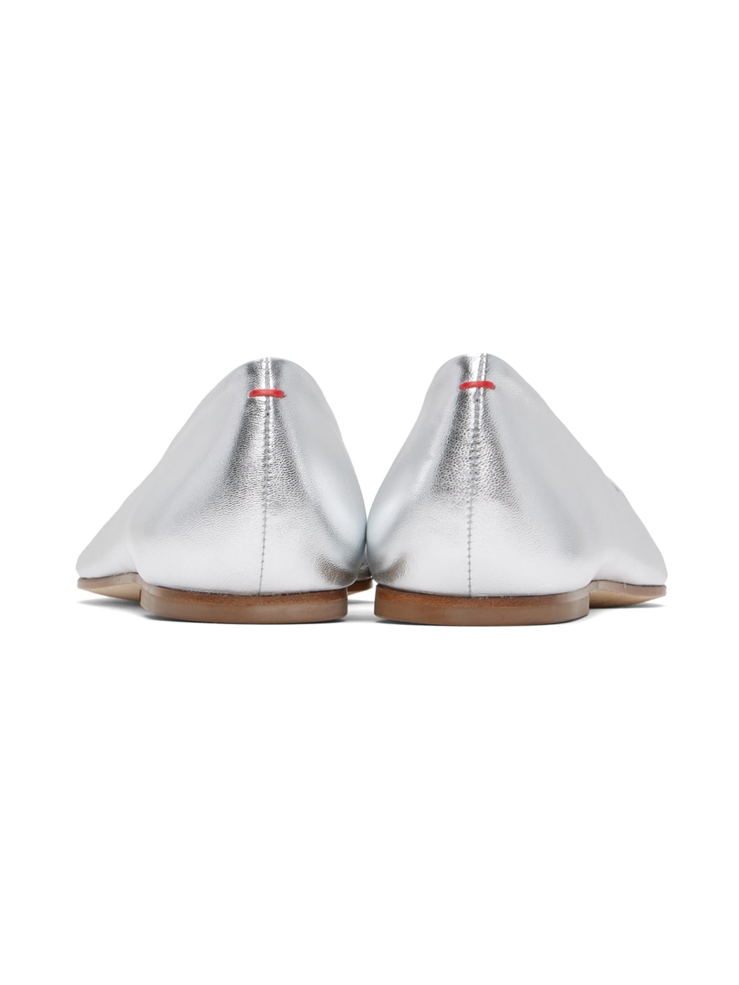 Silver Cassy Ballerina Flats - 2