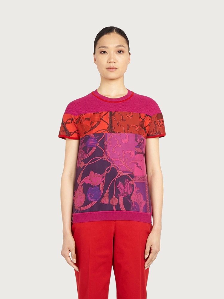 SILK AND WOOL T-SHIRT - 2