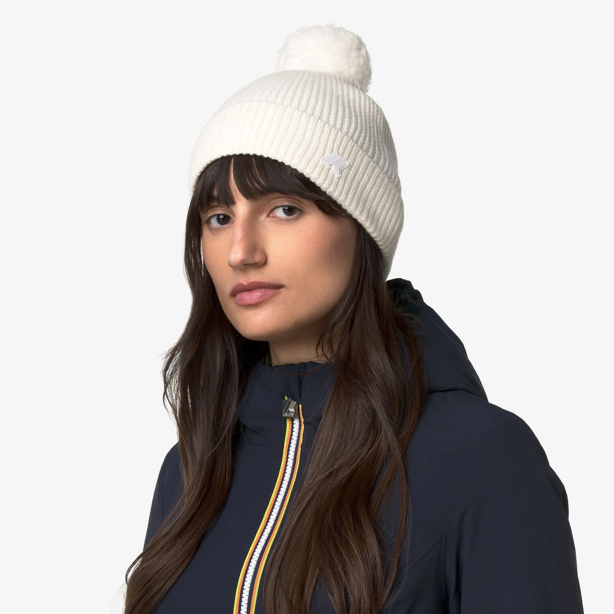 Vincienne Cardigan Stitch Wool Hat - 1