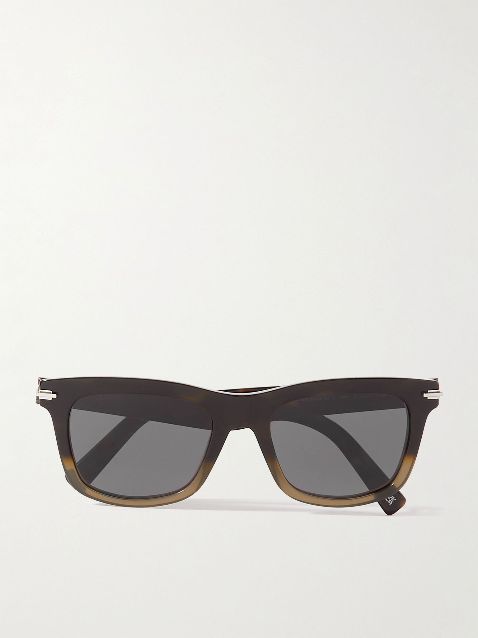 DiorBlackSuit S11I D-Frame Acetate Sunglasses Brown - 1