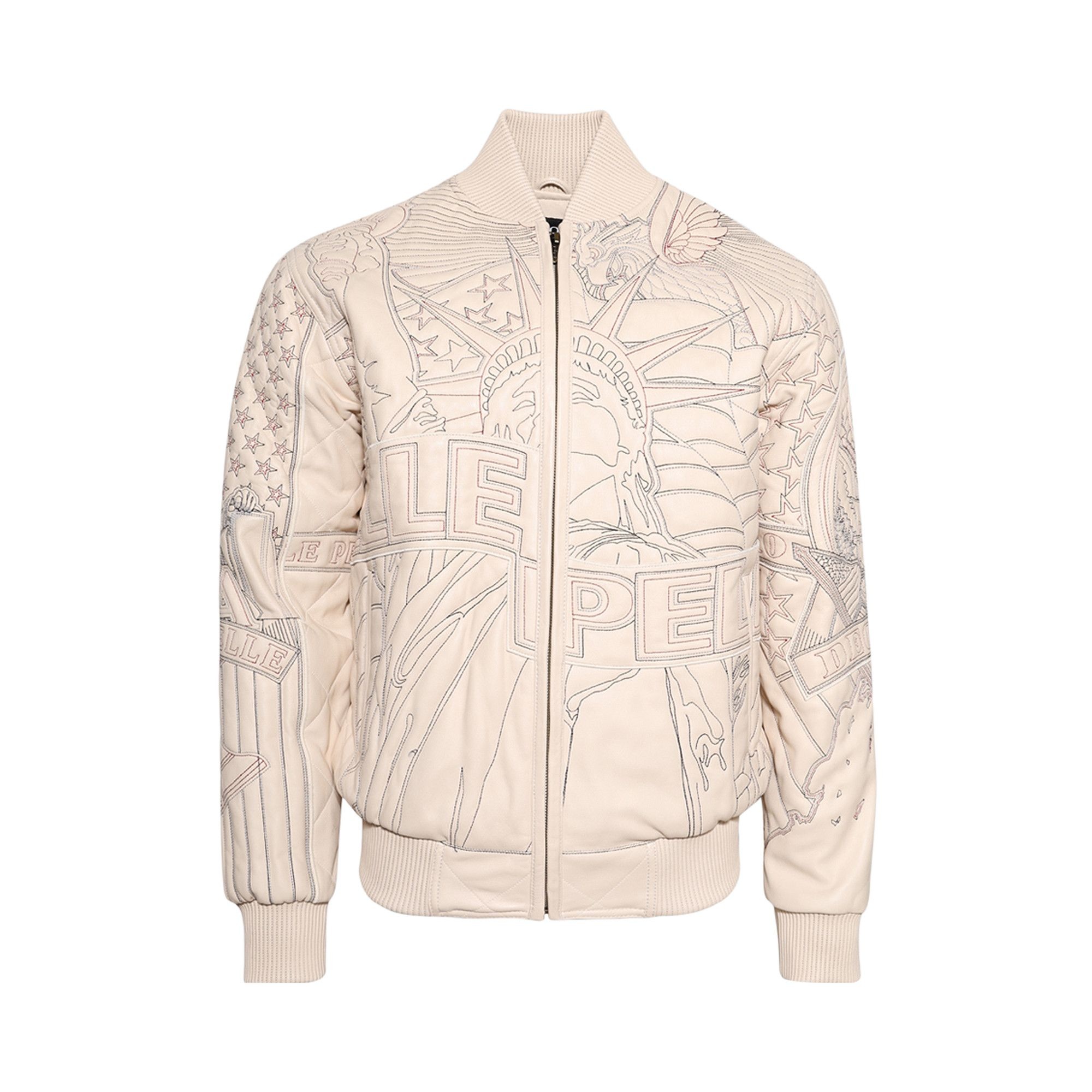 Who Decides War x Pelle Pelle Monument Jacket 'Cream' - 1