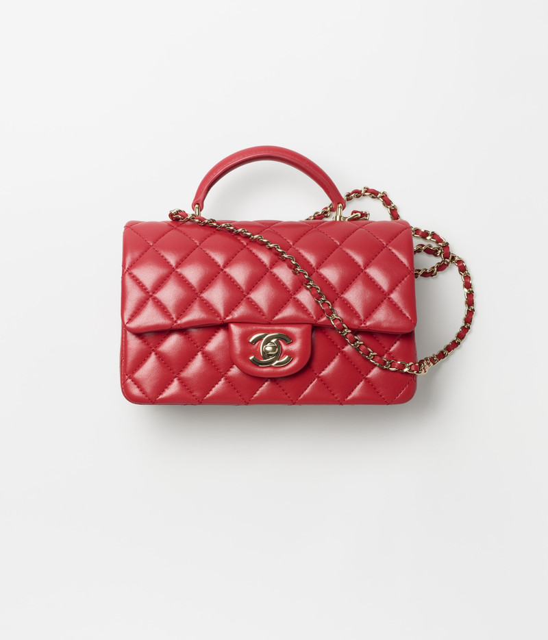 Mini Flap Bag with Top Handle 1