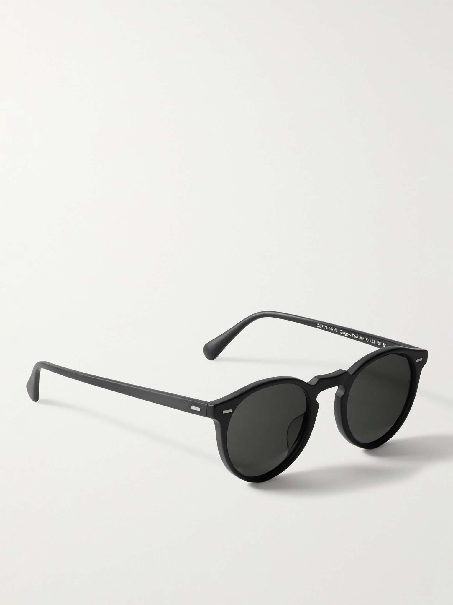 Gregory Peck Round-Frame Tortoiseshell Acetate Photochromic Sunglasses - 3