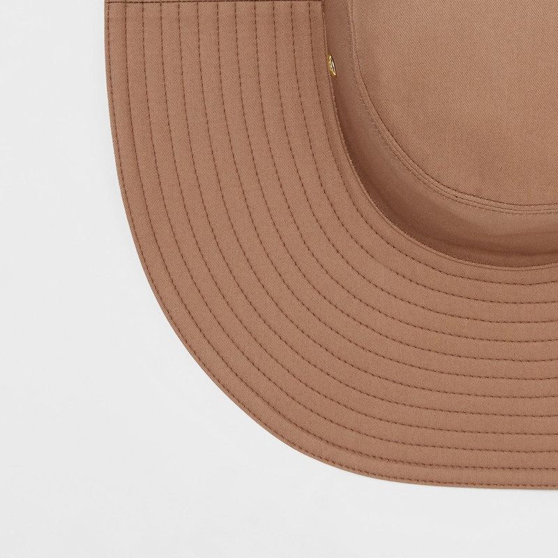 Detachable Strap Cotton Gabardine Hat 10