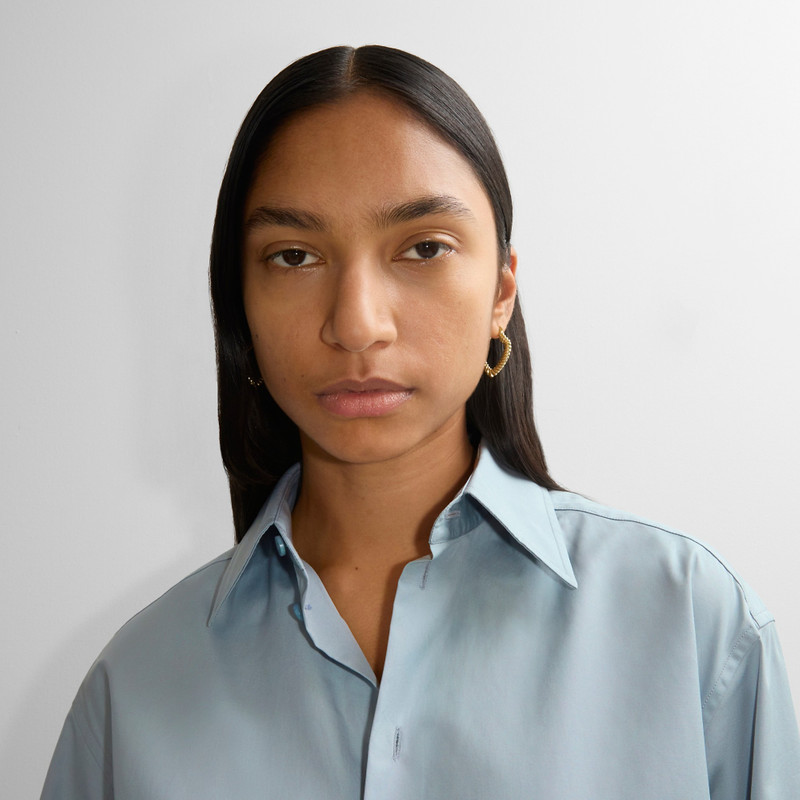 Burberry Small Shield Twisted Hoop Earrings​ outlook