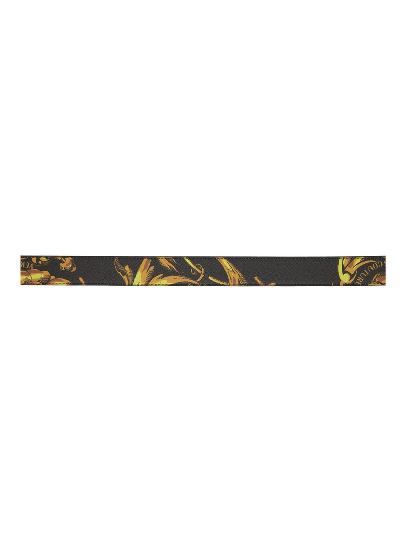 VERSACE JEANS COUTURE Black & Gold Couture1 Belt outlook