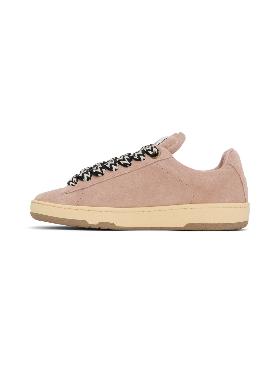 Pink Suede Curb Lite Sneakers - 3