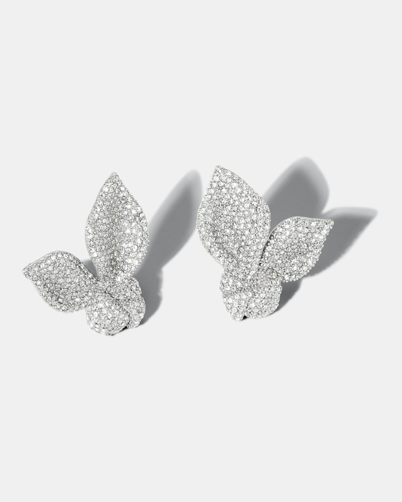 AQUAZZURA Very Bow Tie Crystal Earrings outlook