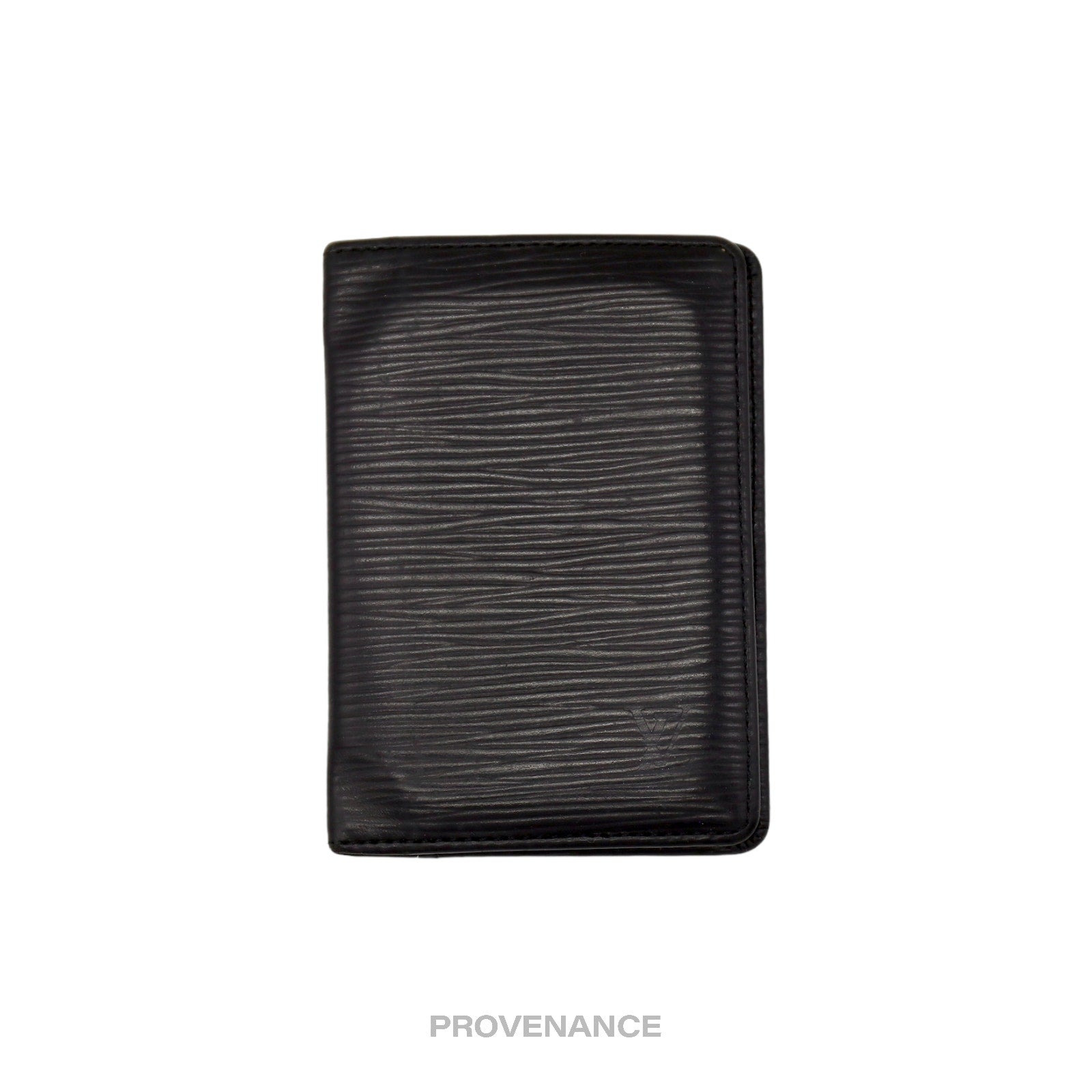 Louis Vuitton Pocket Organizer Wallet - Black Epi Leather - 2