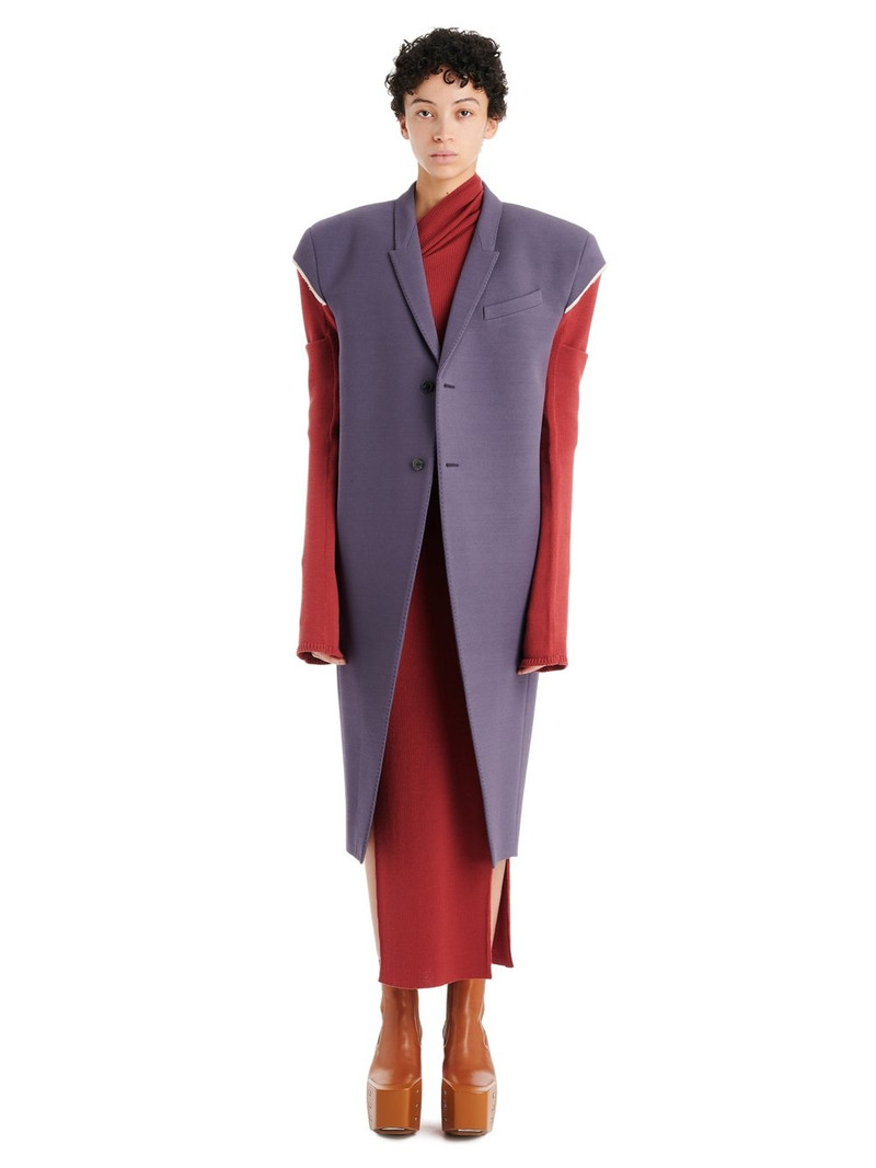 Jumbo Tatlin Coat in Purple 1