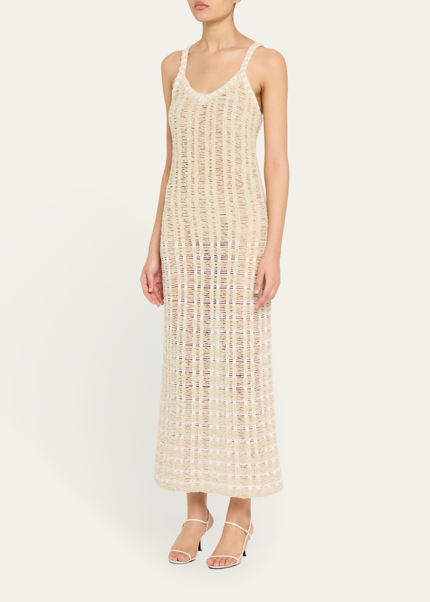 Libania Ice Stripe Knit Dress - 4