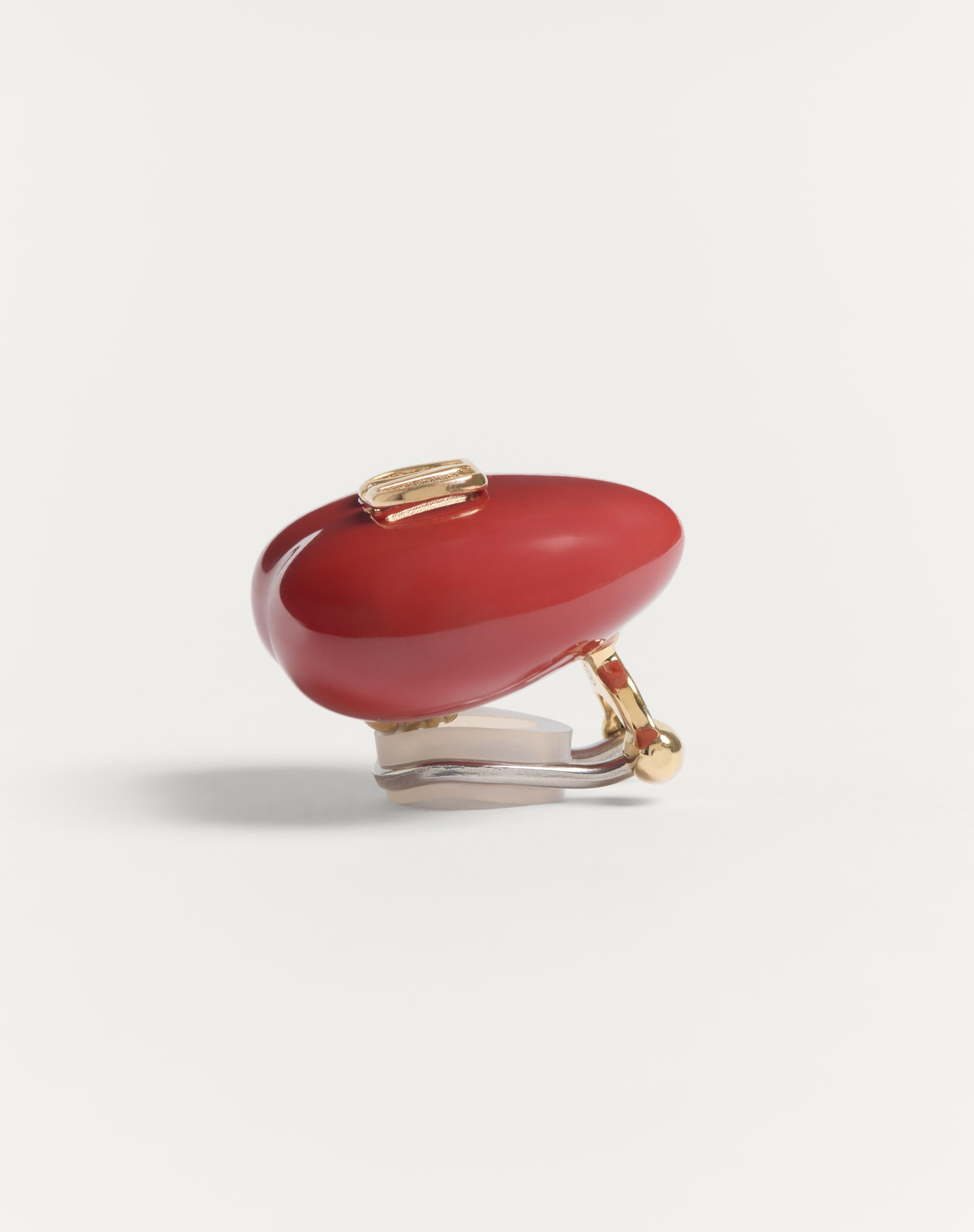 COEUR ROYAL EARRINGS IN METAL AND ENAMEL - 4