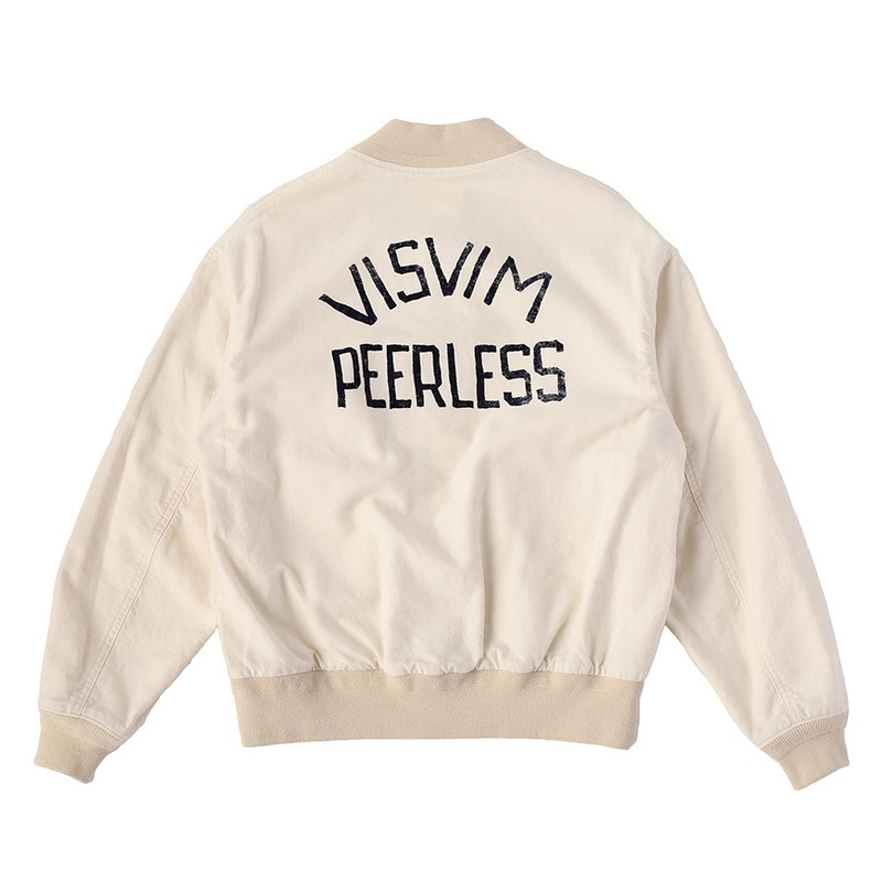 visvim VARSITY SB JKT IVORY outlook