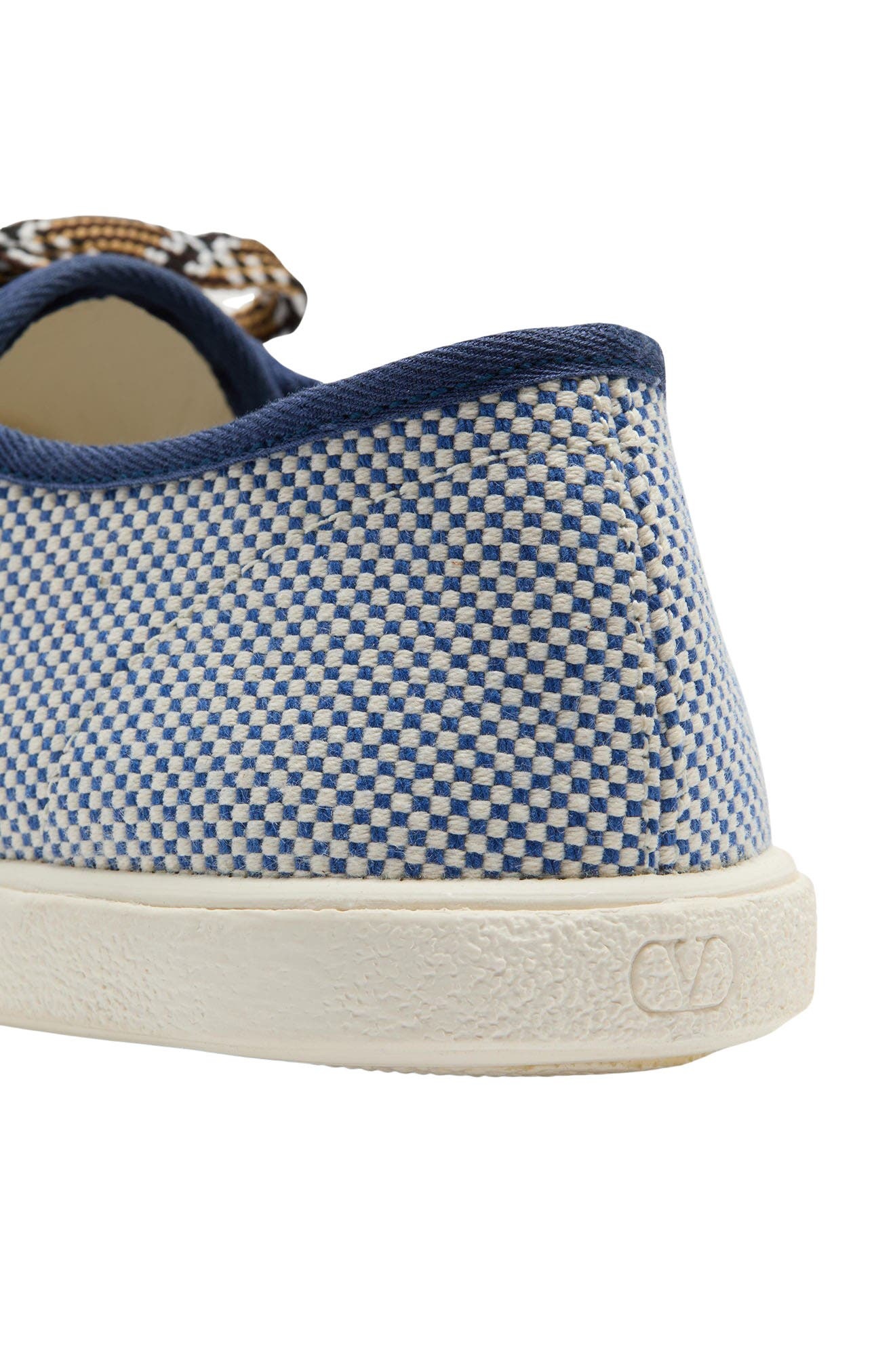 Valentino Garavani Bay by Bay Low Top Sneaker in Blue/White Multi at Nordstrom - 6
