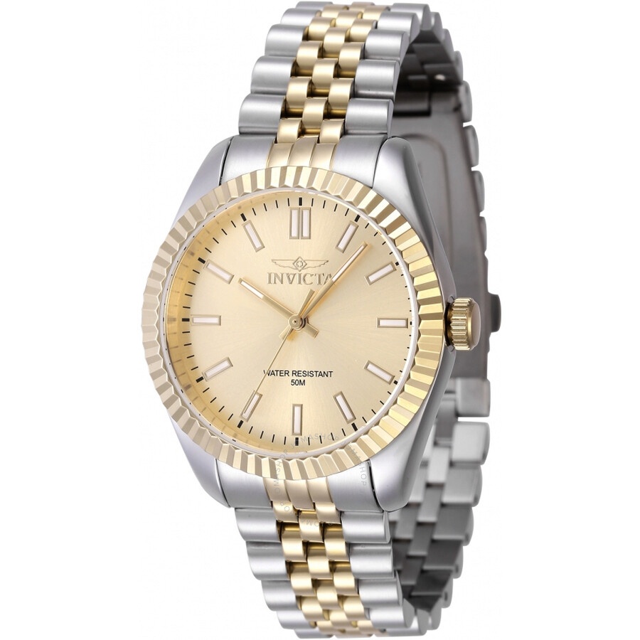Invicta - Invicta Specialty Quartz Gold Dial Ladies Watch 47503 - 1