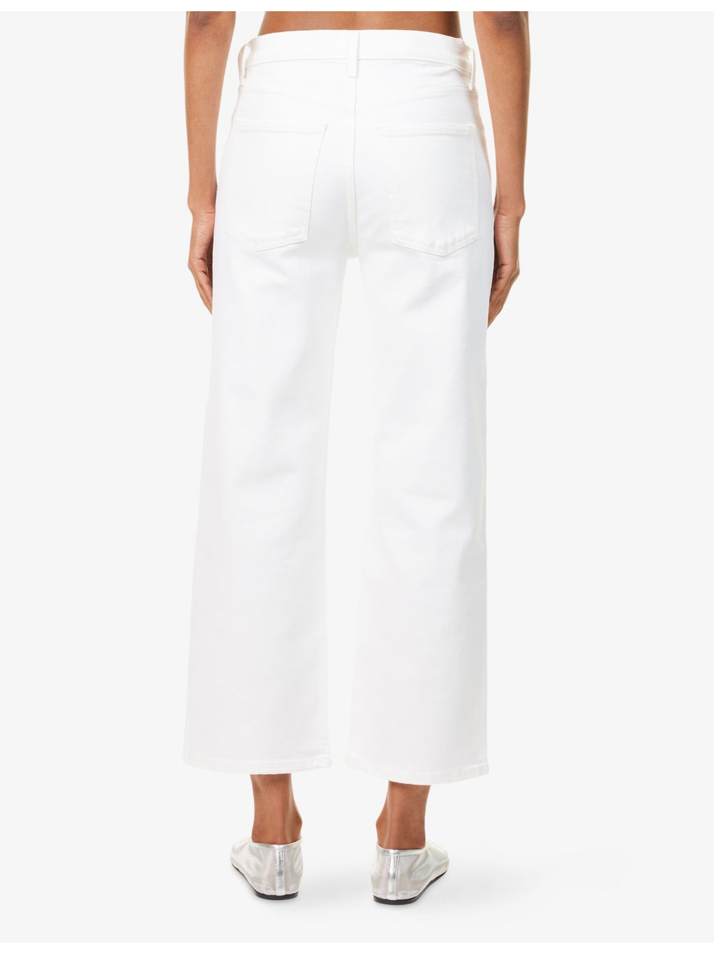 Harper cropped high-rise stretch-denim jeans - 4