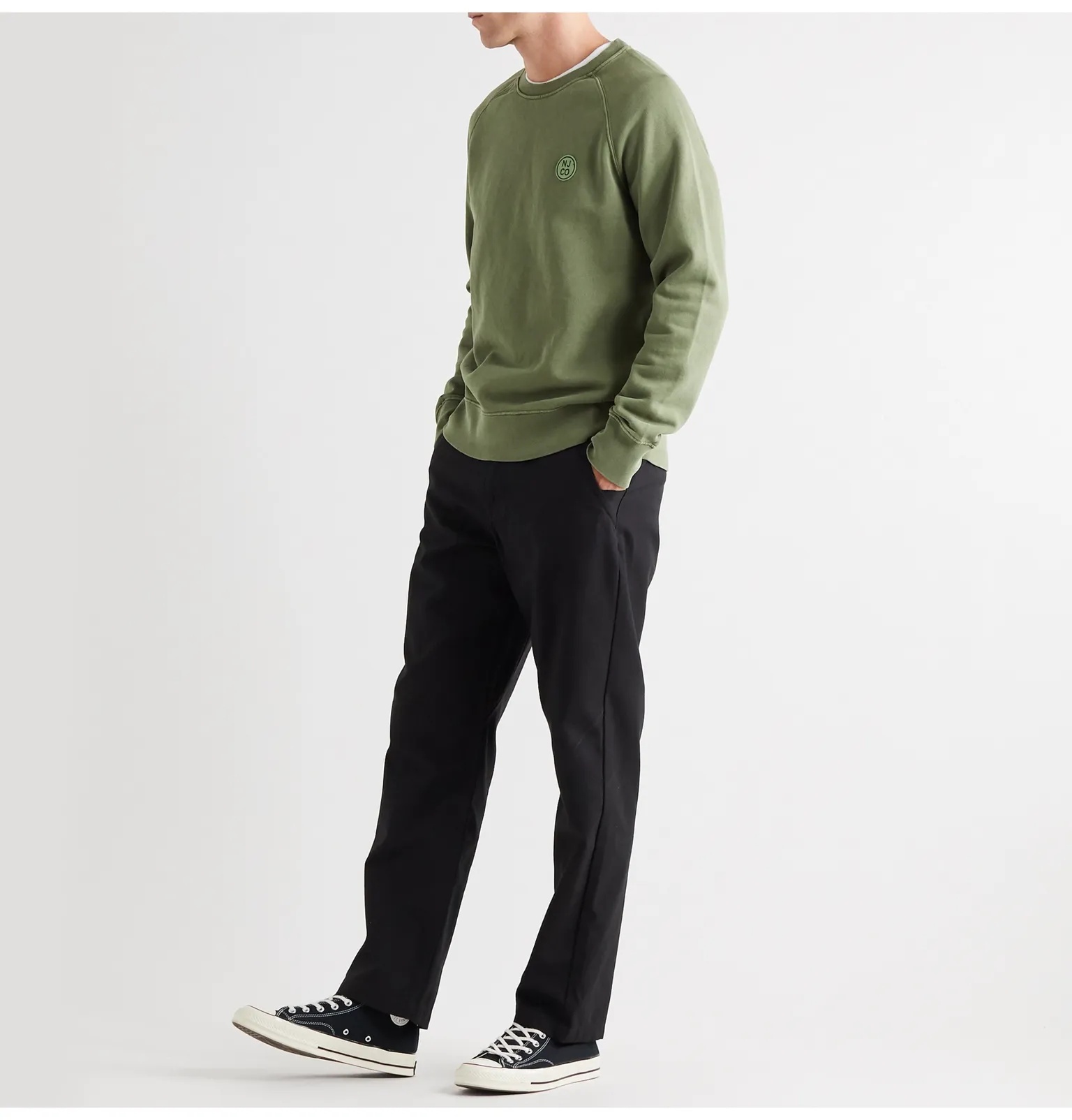 Melvin Logo-Appliquéd Loopback Cotton-Jersey Sweatshirt - 7