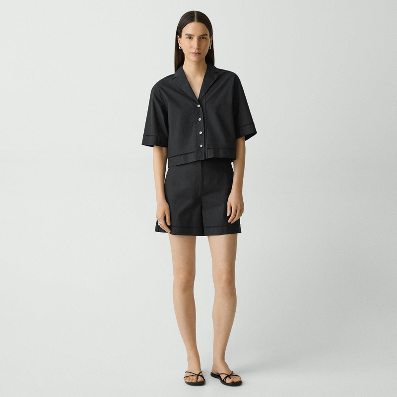 Eyelet Short in City Poplin 3