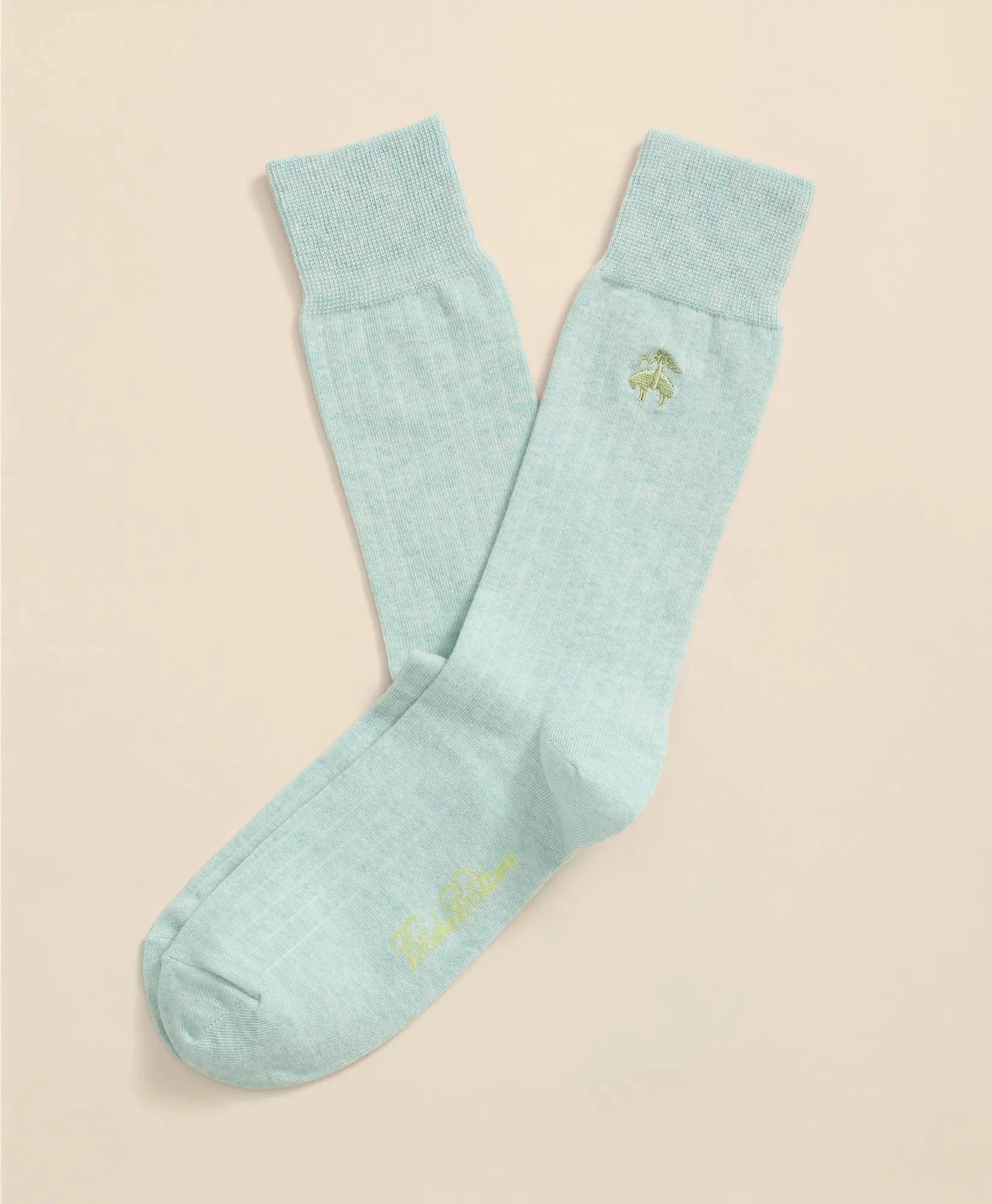 Cotton Blend Ribbed Socks - 1