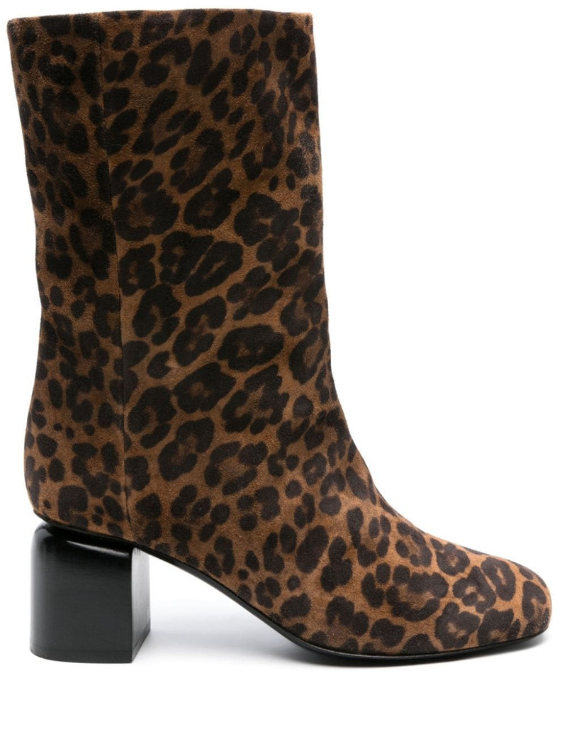 Biba 70mm leopard-print boots 1