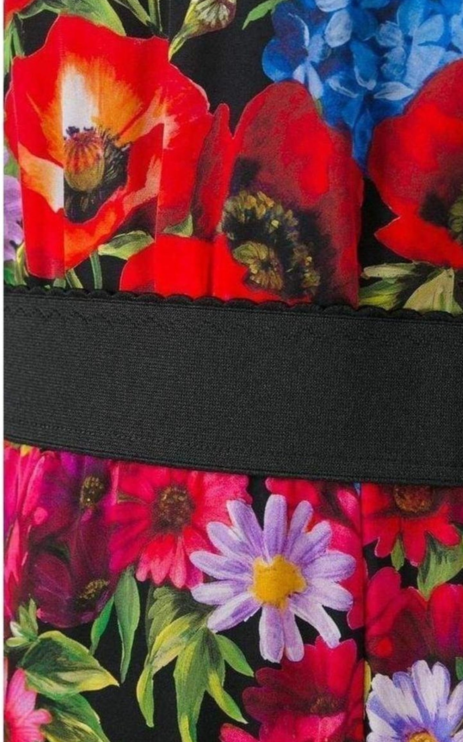 Floral Print Silk Dress - 5