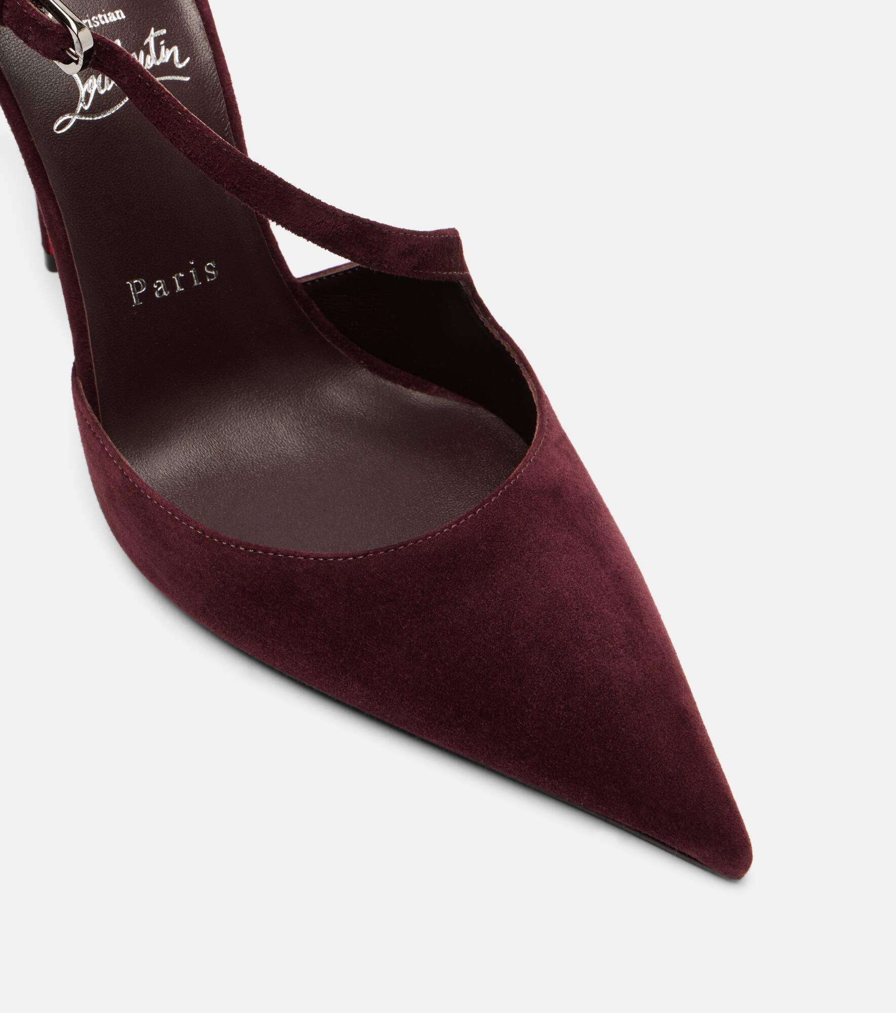 Miss Ziggyta 100 suede pumps - 5