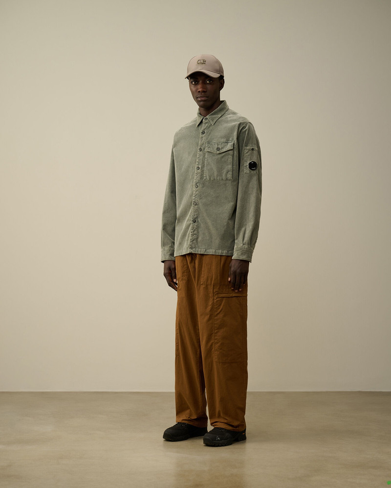 Corduroy Lens Buttoned Shirt 6