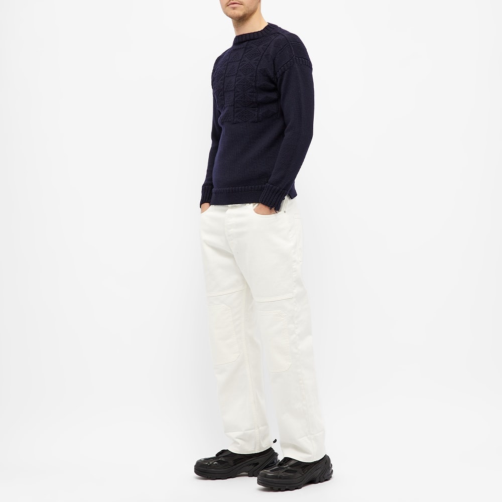 Maison Margiela 14 Grain Stitch Crew Knit - 7