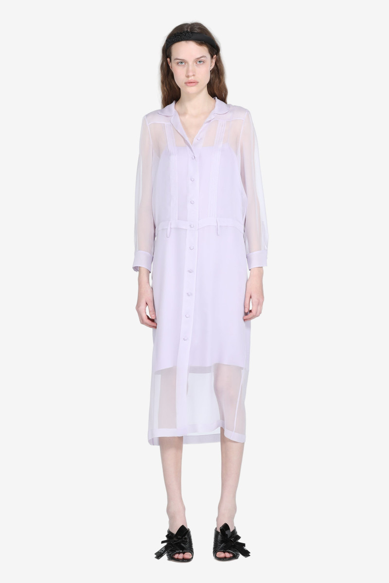 DRESS IN LIGHT FABRIC AND SLIP 1