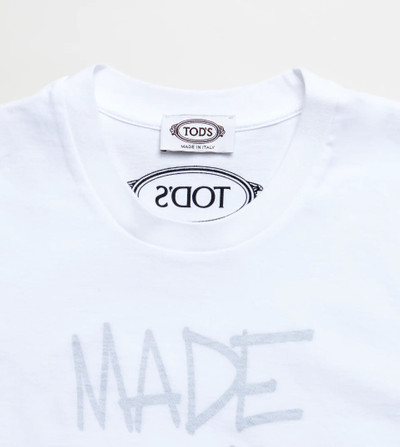 Tod's T-SHIRT MADE BY HUMANS - WHITE outlook