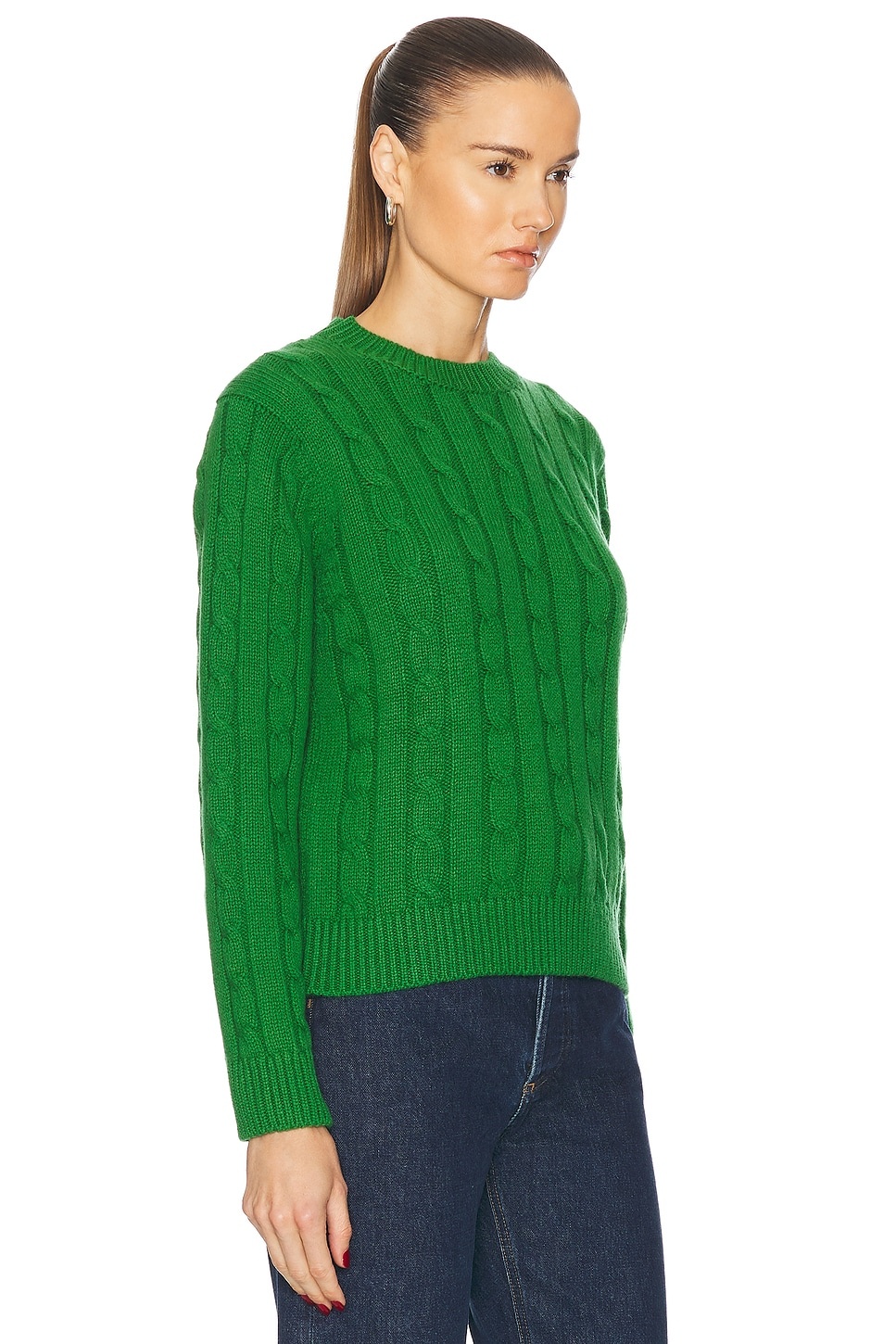 Cable Crewneck Sweater - 2