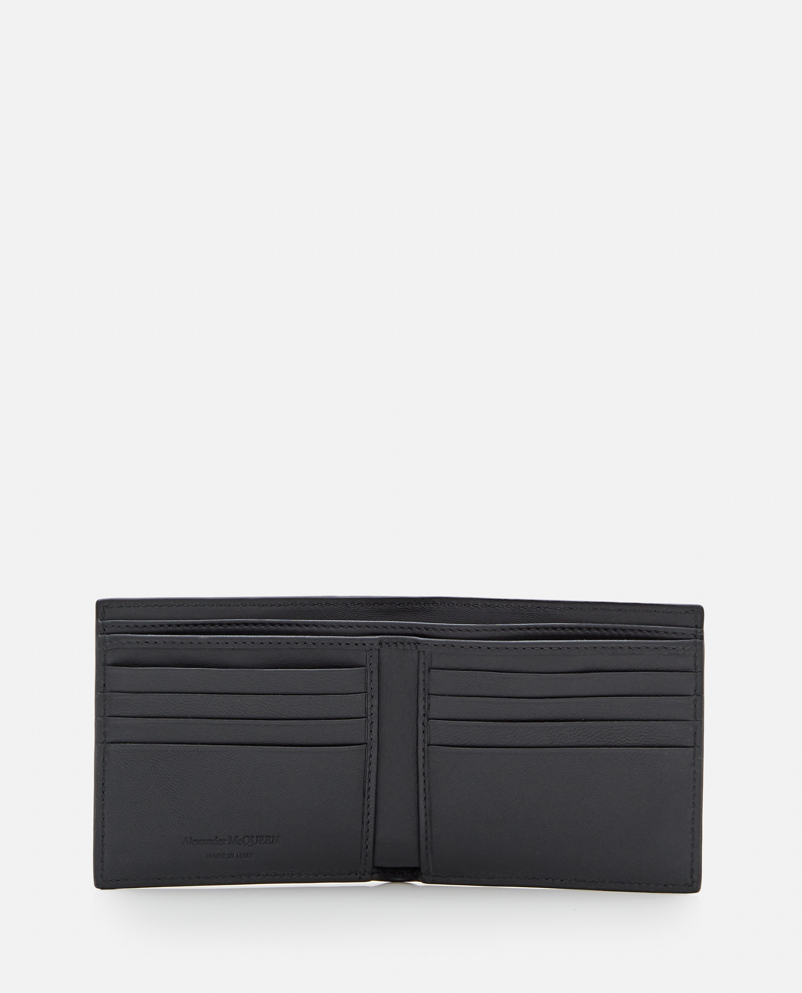 LEATHER 'GRAFFITI' BILLFOLD WALLET - 3